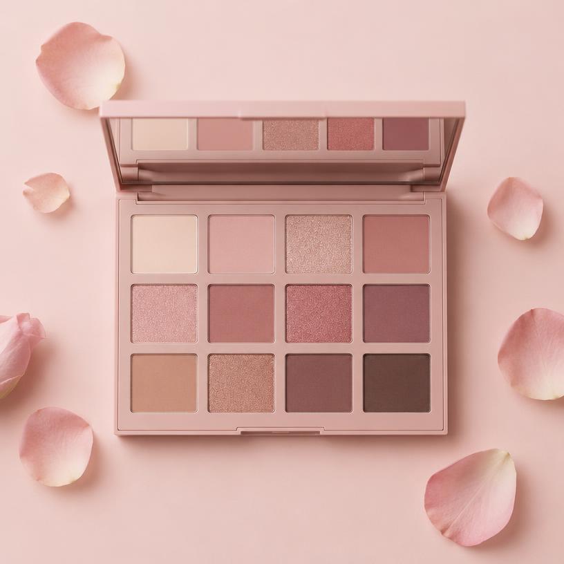 Paleta de Sombras 12 Cores Rosé